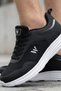 Comfy Step Black and White Daily Sports Sneaker – Non-Slip Sole Comfort Series Men's Shoes