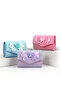 - Sparkly Butterfly Flap Wallet – Glitter Mini Purse - Lavender, Blue, Pink - 3