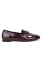 Dza07-86926107 Brown Patent Leather Daily Ballerina Women's Shoes - 3