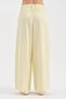 Women's Wide Belted Trousers with Pleated Detail on the Front - 3