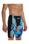Tyr Men's Racing Swimsuit Shockwave Jammer Crimson Red Turquoise Blue - 3