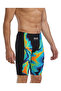 Tyr Men's Racing Swimsuit Shockwave Jammer Red Orange Green - 4