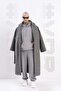 Gray Melange Trousers Raino - 6