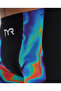 Tyr Men's Racing Swimsuit Shockwave Jammer Crimson Red Turquoise Blue - 7