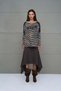 Black and White Striped Long Sleeve T-Shirt 18004 - 4
