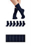 Bamboo Women's Socks Navy Blue Premium 6-Piece Box, Seamless Toe, Soft Washable - 3