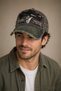 Men's Vintage Washed Hat Black Rebel Embroidered Adjustable Buckle Casual Sports Baseball Cap - 5