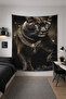Modern Pattern Fabric Wall Covering Aesthetic Bedroom Decor Washable Quality Easy to Install Stylish - 2