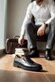 Light Sole Elastic Transition Modern Office Shoes