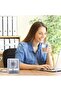 Transparent Air Conditioning Fan, Mini Portable Air Cooler Fan with Mist & LED Light, Rechargea - 6