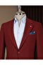 Slim Fit Men's Mono Collar Blazer Jacket Tile T20145-12 - 2