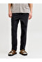 Black Solid Drawstring Joggers