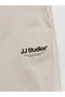 Men Cream Pintuck Detail Sweat Shorts - 14