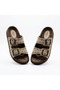 Double Buckle Studded Orthopedic Daily Women's Slippers - 2