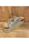 26Y105 Wooden Heel Slippers with Stone Details - 3