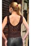 Women's Lace Semi-Transparent Blouse - 4