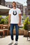 Printed Slim Fit White 100% Cotton T-Shirt M88126714-620
