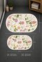 Digital Printing Modern Patterned Modern Bathroom Rug Double Bath Mat (40Cmx60Cm) and (60Cmx100Cm) - 2