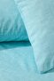 Tekstilla Pink Elastic Fitted Turquoise Color Single Bed Sheet Set with Pillowcase - 4