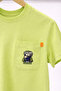 Boy's Printed T-Shirt with Stitching Detail and Pockets – Modern Oversized Comfortable Casual T-Shirt - 6