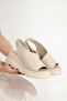 Mnr 2547 Open Ankle Wedge Heeled Sandals - 4