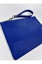 Genuine Leather Clutch/Portfolio Bag Cobalt Blue Color - 2