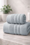 Premium 2-Piece Towel Set Hand + Bath Towel 50X85 & 70X140 Soft Textured High Absorbent Luxury Series