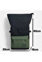 Backpack with Laptop Compartment Rolltop Backpack - 5