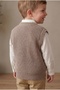 Baby Kids Knitwear Sweater Crew Neck Knitted Plain Thick - 4