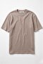 Basic Style Unisex Waffle Kumaş Basic Tişört T-Shirt - 3