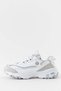 Women's daily white Sneakers lace-up comfortable sports shoes - 7