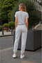 Women's V-Neck Modal Fabric Oversize 95% Cotton Lycra Short Sleeve Blouse T-Shirt Fit Casual Sweat-Proof - 5