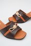 S170 Women's Knot Buckle Low Heel Slippers Stylish and Comfortable Daily Slippers - 4