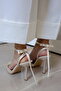 Pointed Toe, Back Bow Detail, Ankle Strap, Heeled Women's Shoes