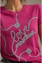 Slim Fit Cotton Typography Printed Cotton T-Shirt - 3