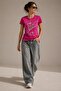Slim Fit Cotton Typography Printed Cotton T-Shirt - 4