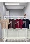 Women's Polo Collar Lace Detailed Cotton Knitwear Blouse - 3
