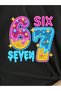Six Seven 67 Printed Crew Neck 100% Cotton Short Sleeve Kids and Teenagers T-Shirt - 3