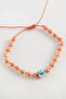 Gldisptm Nazar Kristal Macrame Rope Bracelet 8 mm (14358) - Red - 2