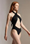 Women's Swimsuit Low-Cut Detailed Swimsuit Bikini - 2