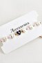 Gldisptm Heart Bead Pearl Macrame Rope Bracelet - (13907) Pink - 3