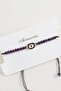 Gldisptm Nazar Crystal Macrame Rope Bracelet (14425) - Purple - 3