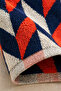 Set of 2 100% Cotton Hand & Face Towels |   50X70 cm |   Geometric Patterned Towel Set - 5