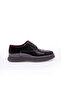 Bellagio Black Patent Leather 100% Genuine Leather Men's Classic Shoes - 2