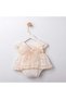 Mary Back Bow Detailed Lace Baby Girl Romper - 2