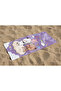 Bubu Dudu Patterned Printed Beach Towel Cotton Girls' Beach Towel Sea Towel - 2