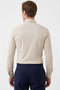 Beige Wrinkle-Free Easy-Iron Lycra Men's Shirt – Comfortable Fit New Season 2602610 - 5