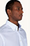 Men's Cotton Pocket Detailed Long Sleeve White Shirt - 3