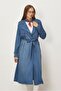 Belted Denim Trench Coat 10968 - 2