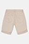 Men Plain Basic Shorts, Biege - 3
